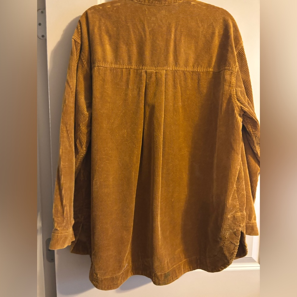 Madewell Golden Tan Corduroy Shacket - Picture 2 of 7